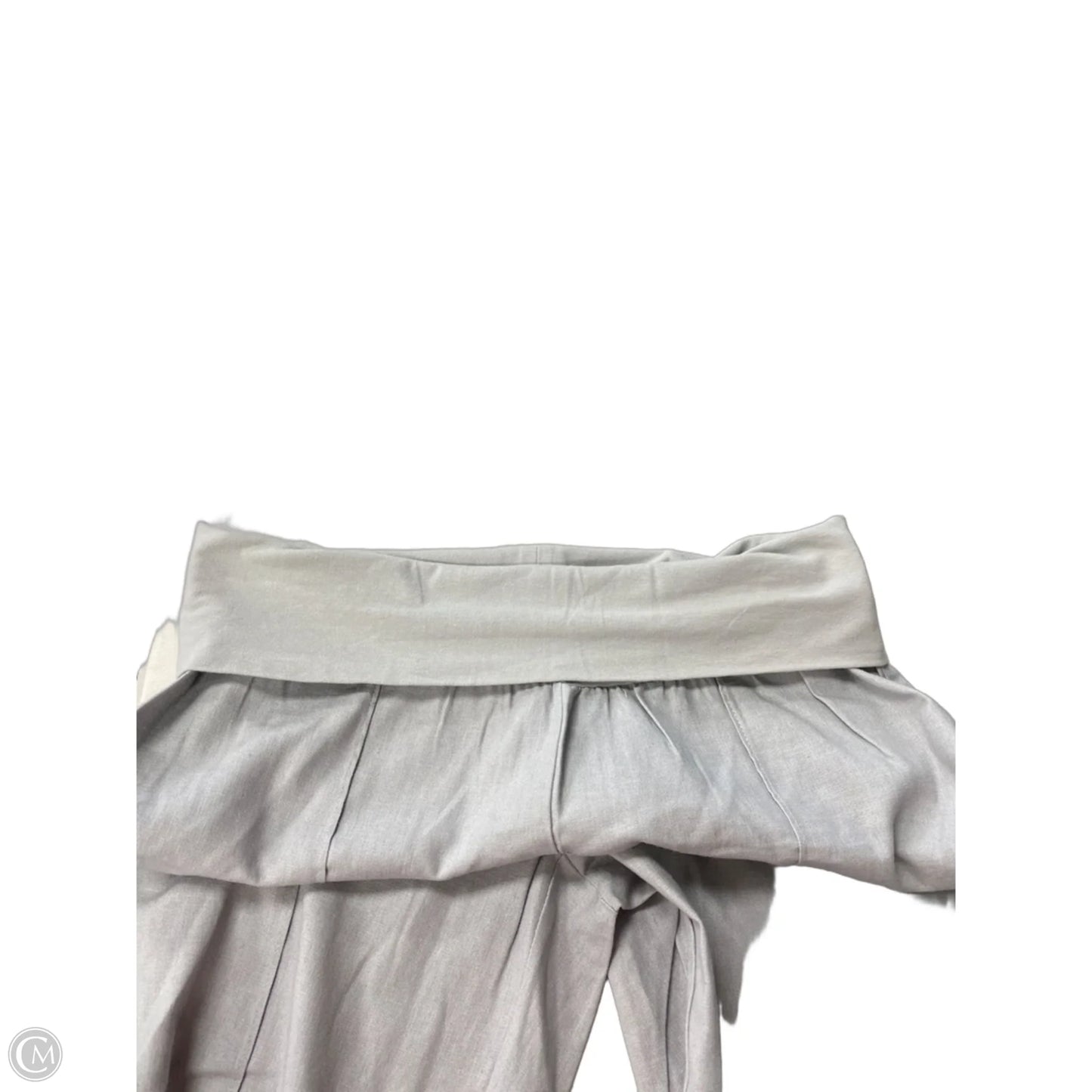Pants Linen By Just Living In Grey, Size: L