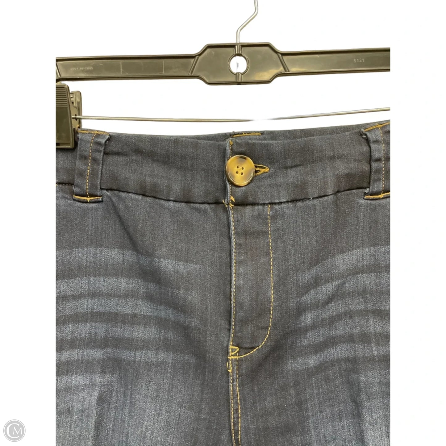Jeans Wide Leg By One 5 One In Blue Denim, Size: 14