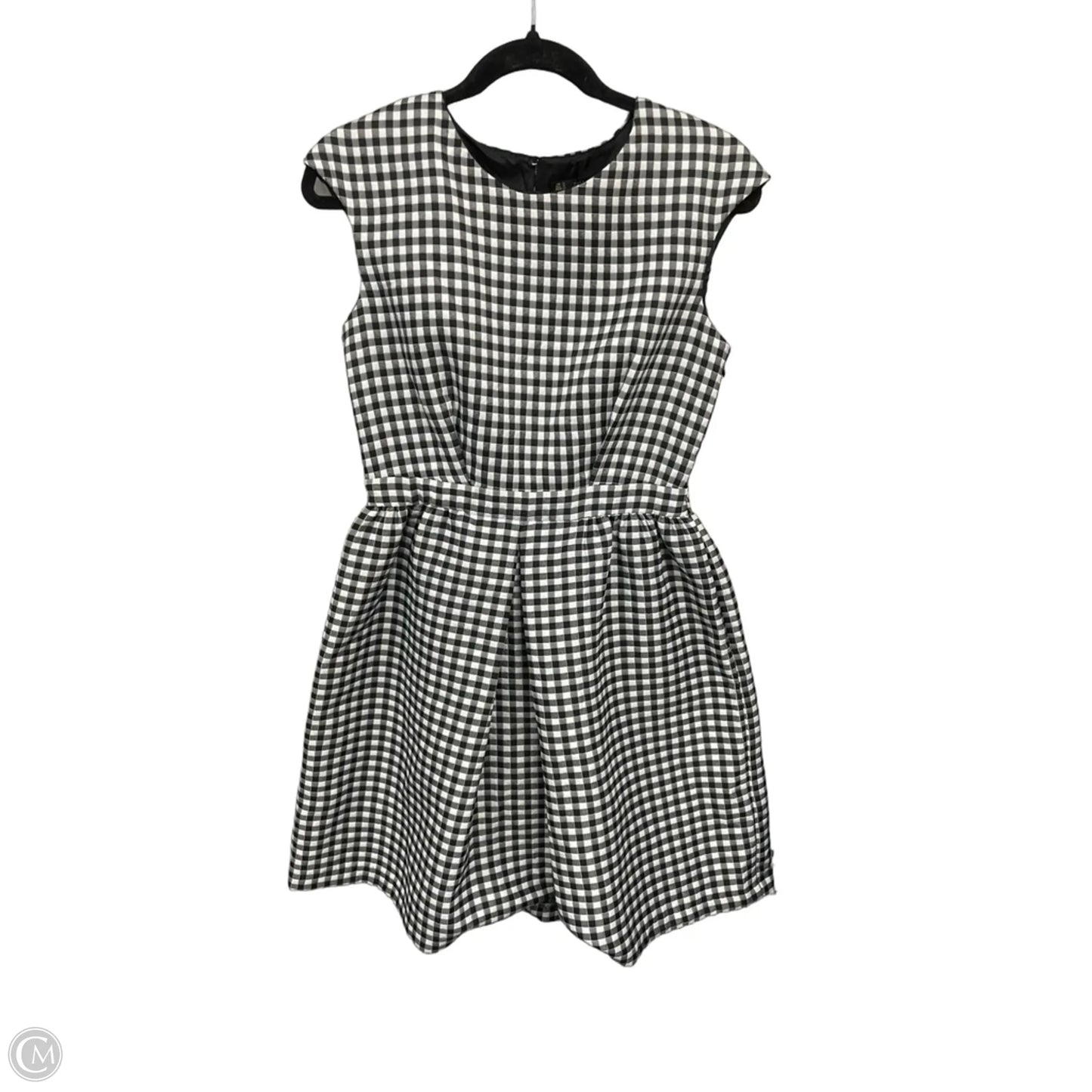 Dress Casual Short By Zara Basic In Black & White, Size: M