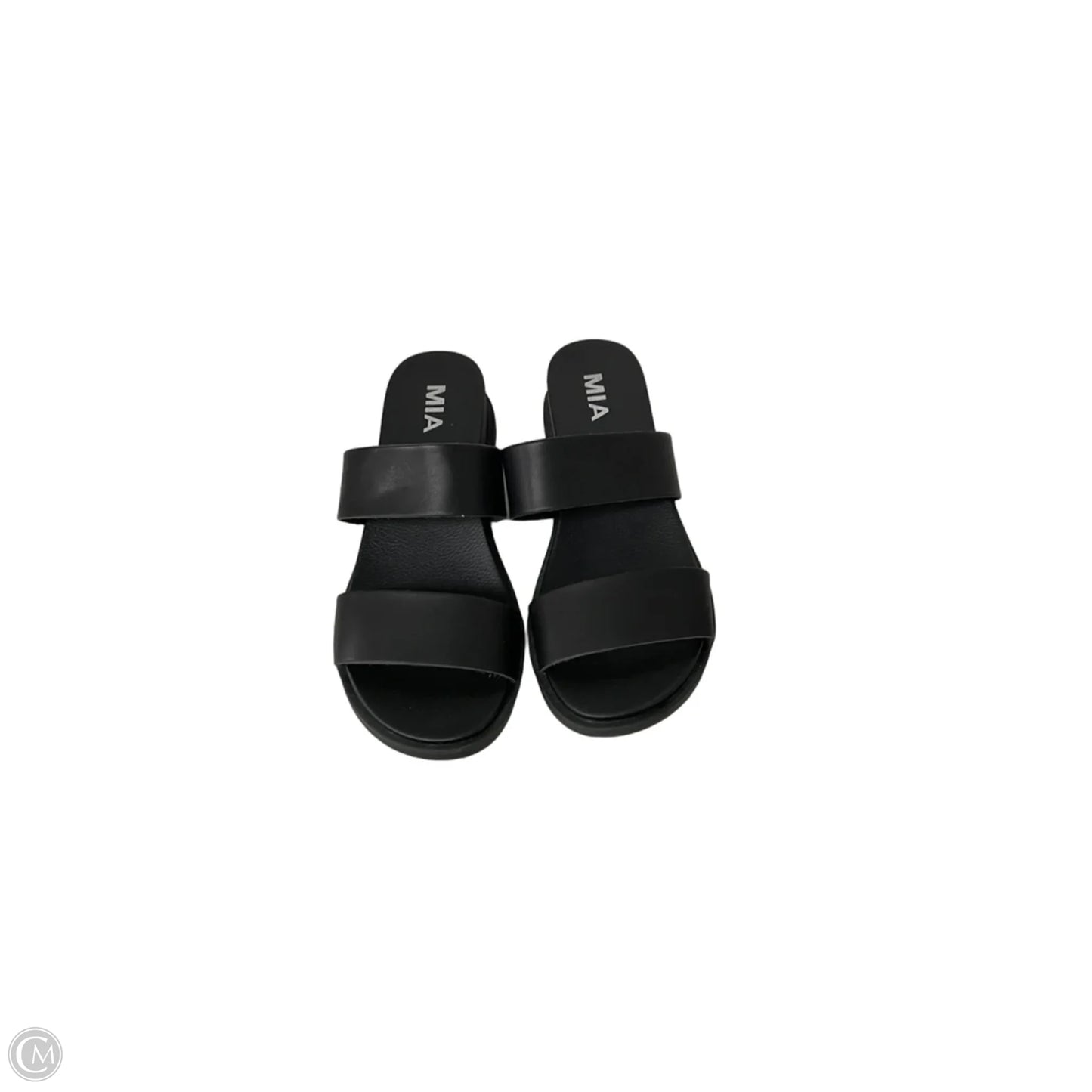Sandals Heels Platform By Mia In Black, Size: 7