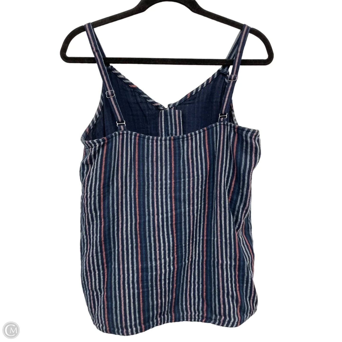 Top Sleeveless By Sonoma In Blue & Orange, Size: M