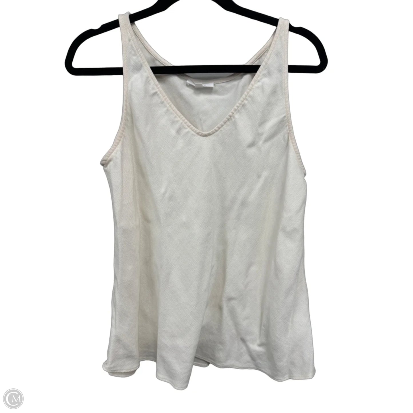 Top Sleeveless By Clothes Mentor In Ivory, Size: L