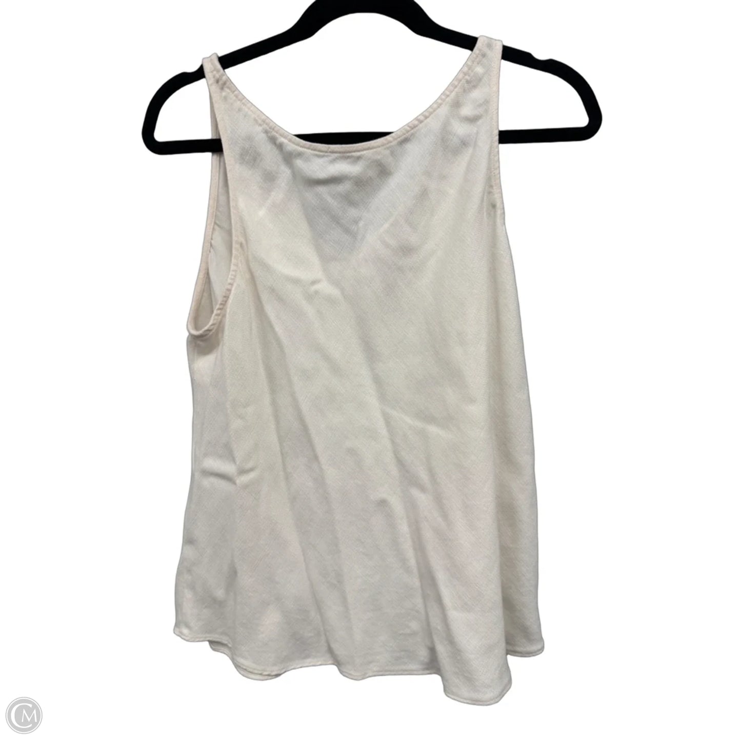 Top Sleeveless By Clothes Mentor In Ivory, Size: L