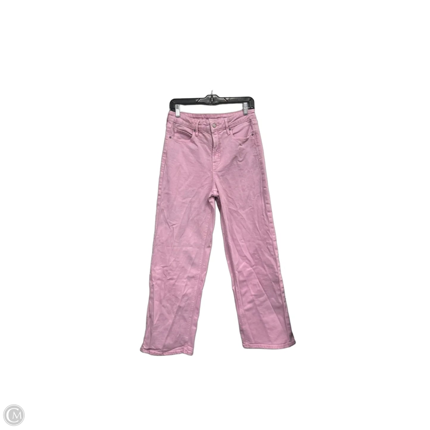 Jeans Wide Leg By Old Navy In Pink, Size: 6