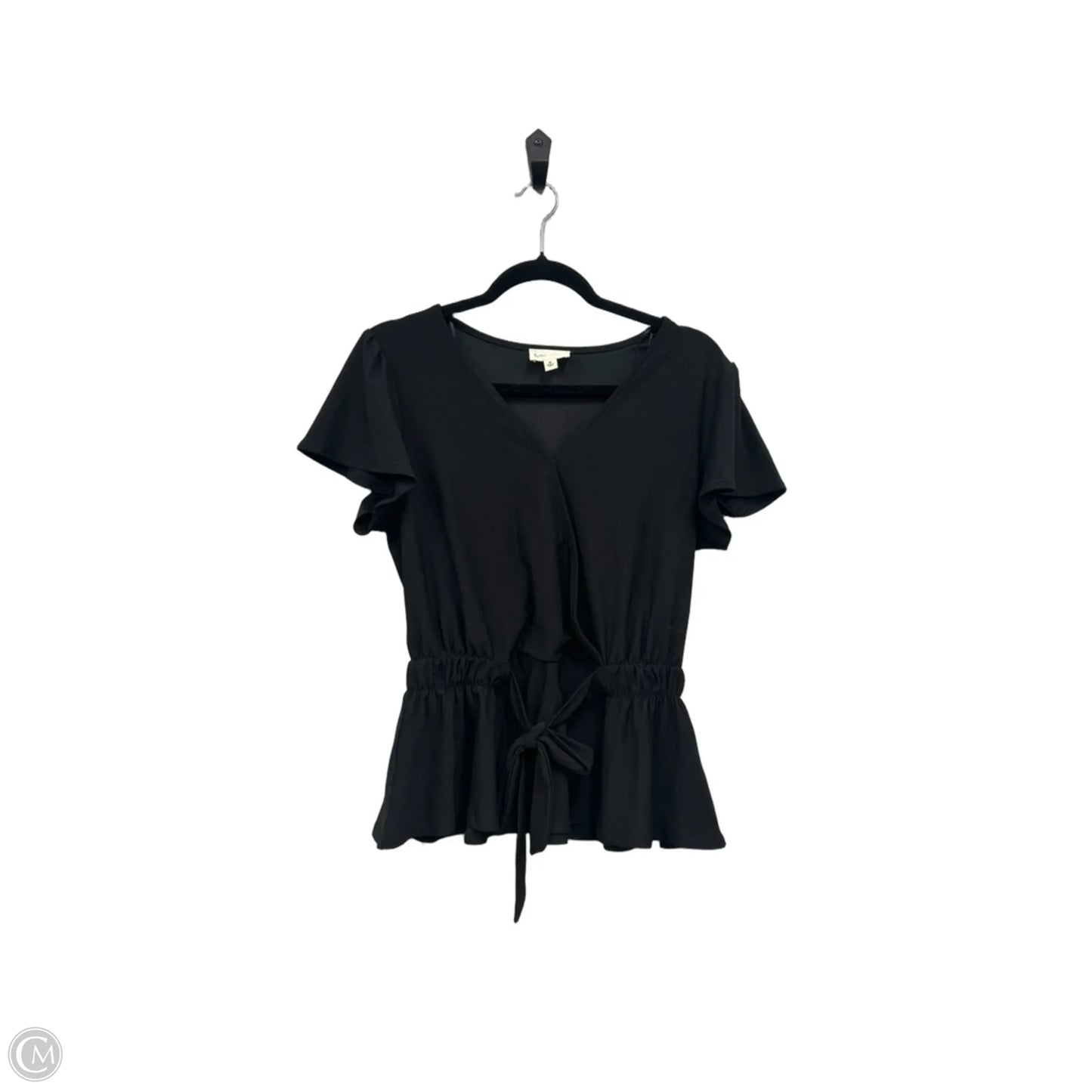 Top Short Sleeve By Meraki In Black, Size: M