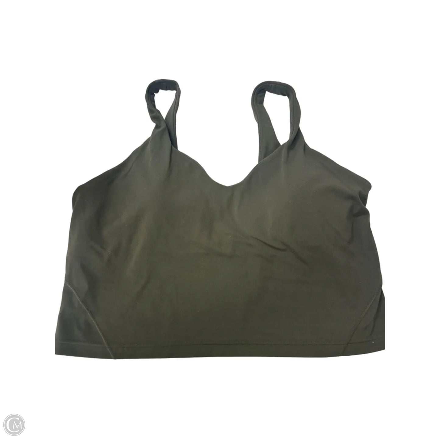 Athletic Bra By Lululemon In Green, Size: 14