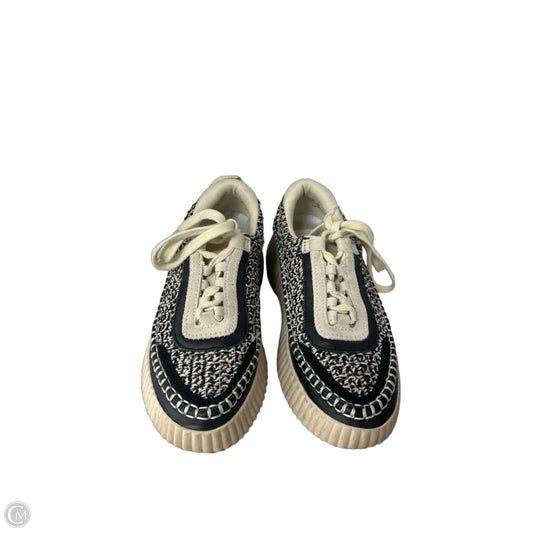 Shoes Sneakers By Dolce Vita In Black & Cream, Size: 7.5
