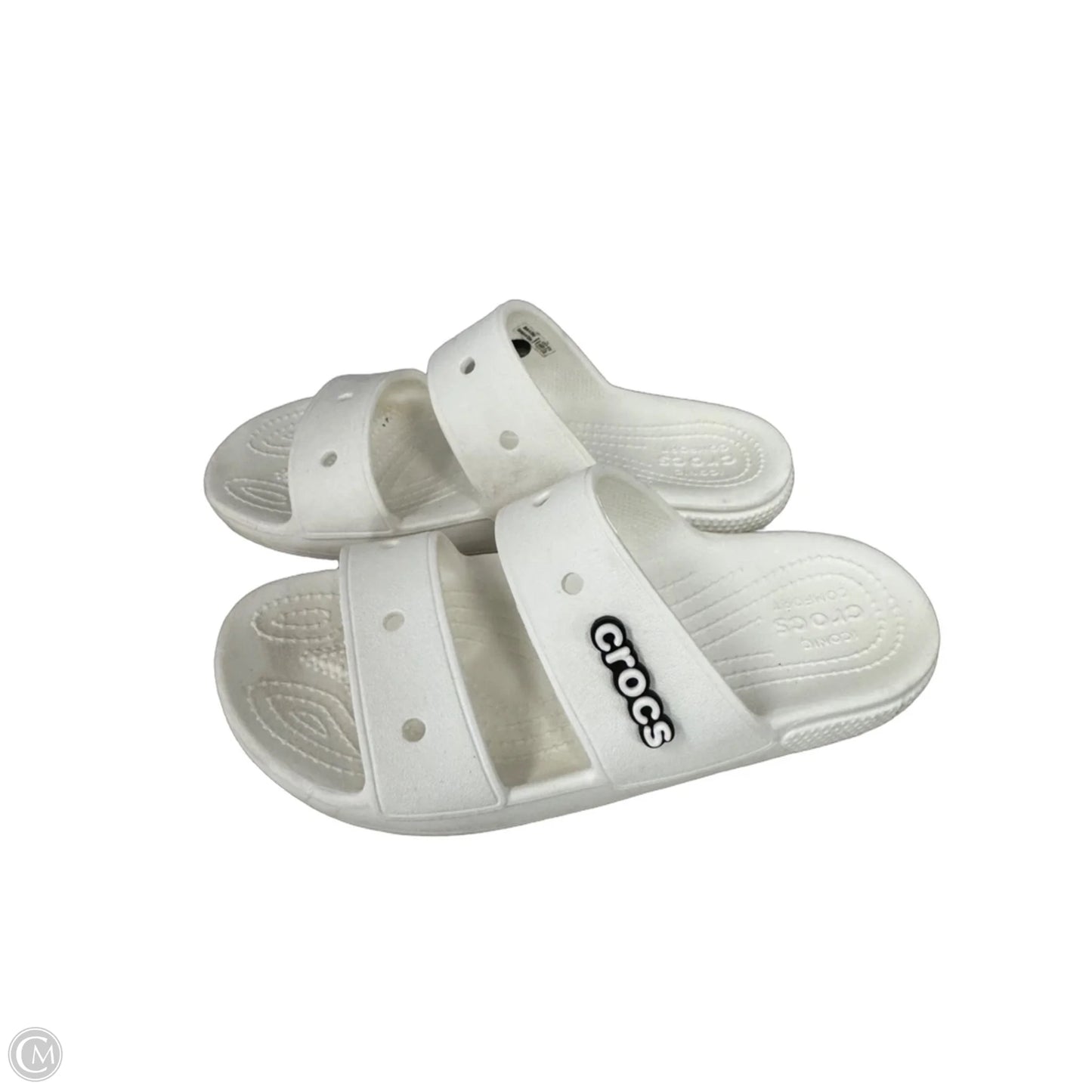 Sandals Sport By Crocs In White, Size: 7