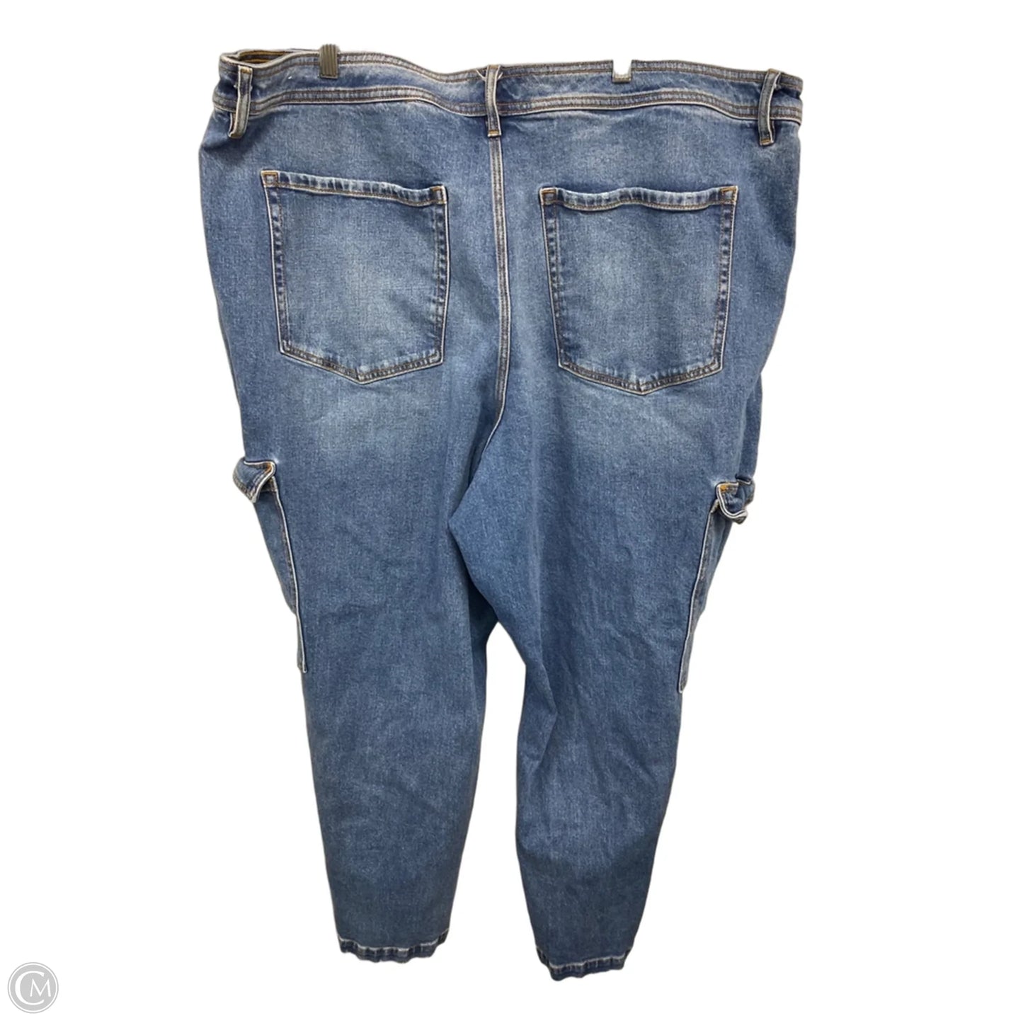 Jeans Wide Leg By Lane Bryant In Blue Denim, Size: 4x