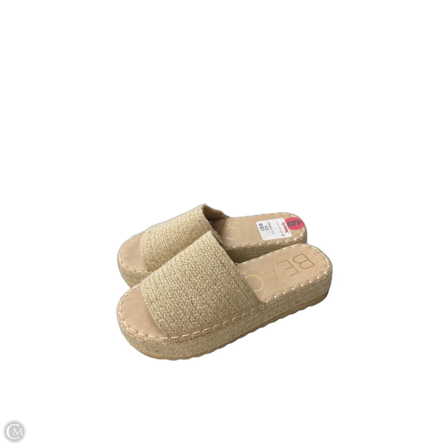 Sandals Heels Platform By Cmc In Cream, Size: 6
