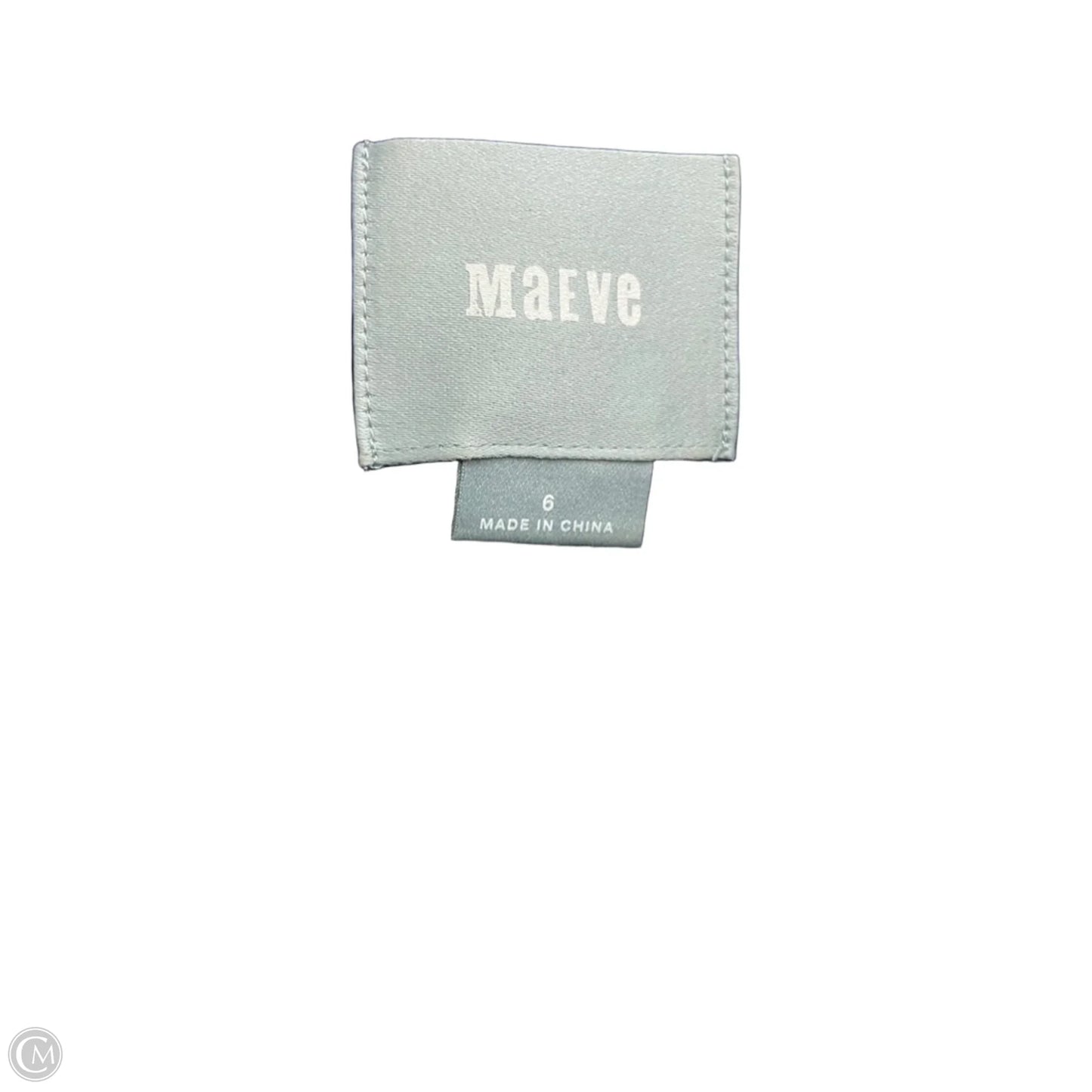 Dress Casual Short By Maeve In Blue & Cream, Size: 8