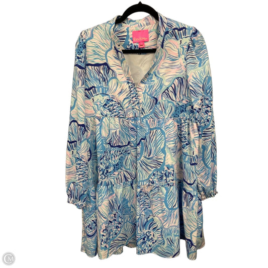 Dress Designer By Lilly Pulitzer In Blue & Pink, Size: S