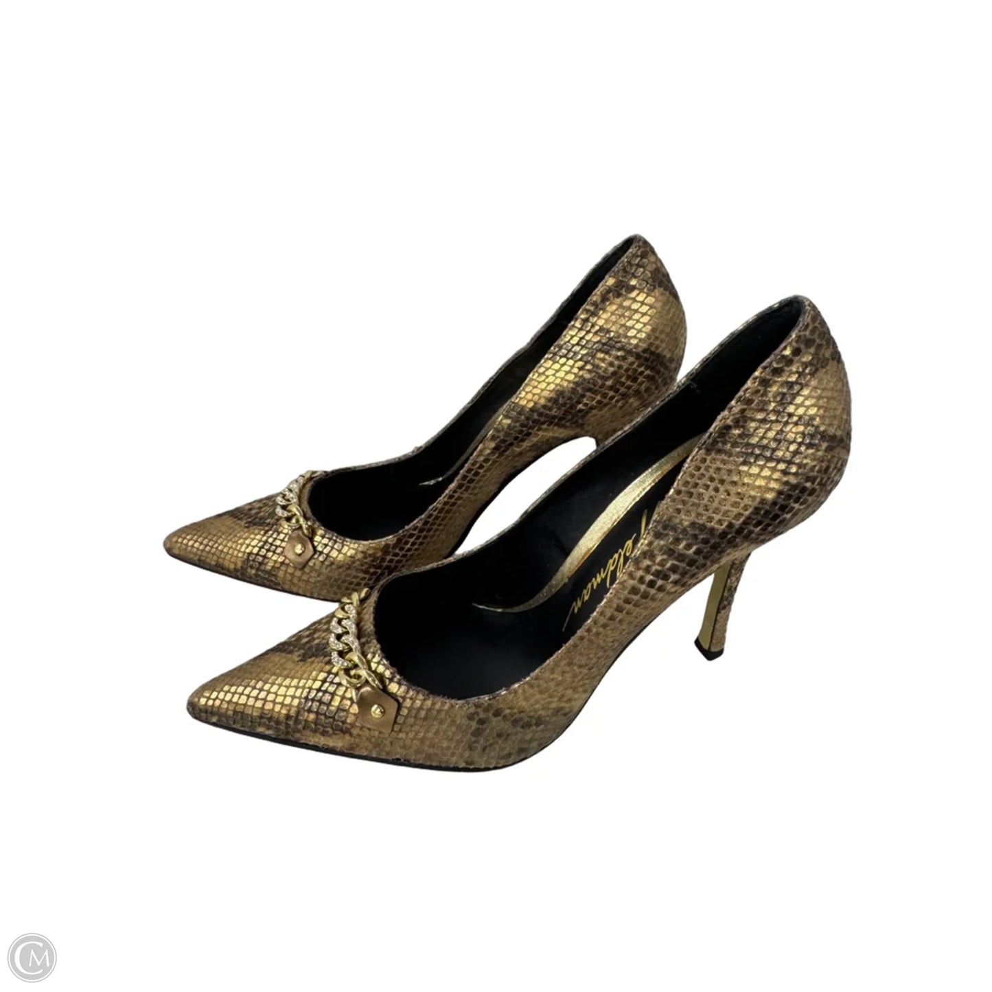 Shoes Heels Stiletto By Cmb In Gold, Size: 8.5