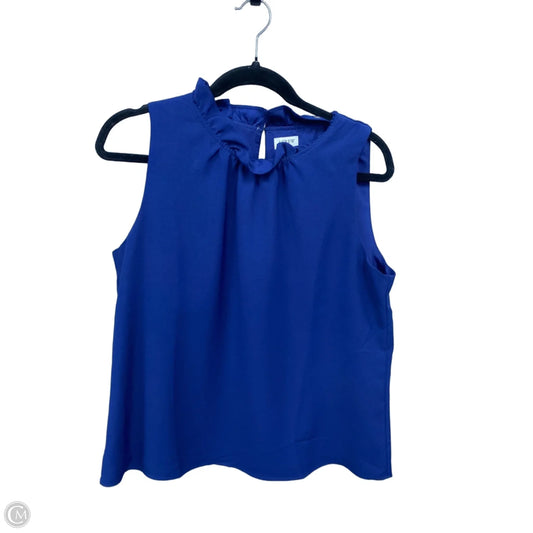 Blouse Sleeveless By J. Crew In Navy, Size: M
