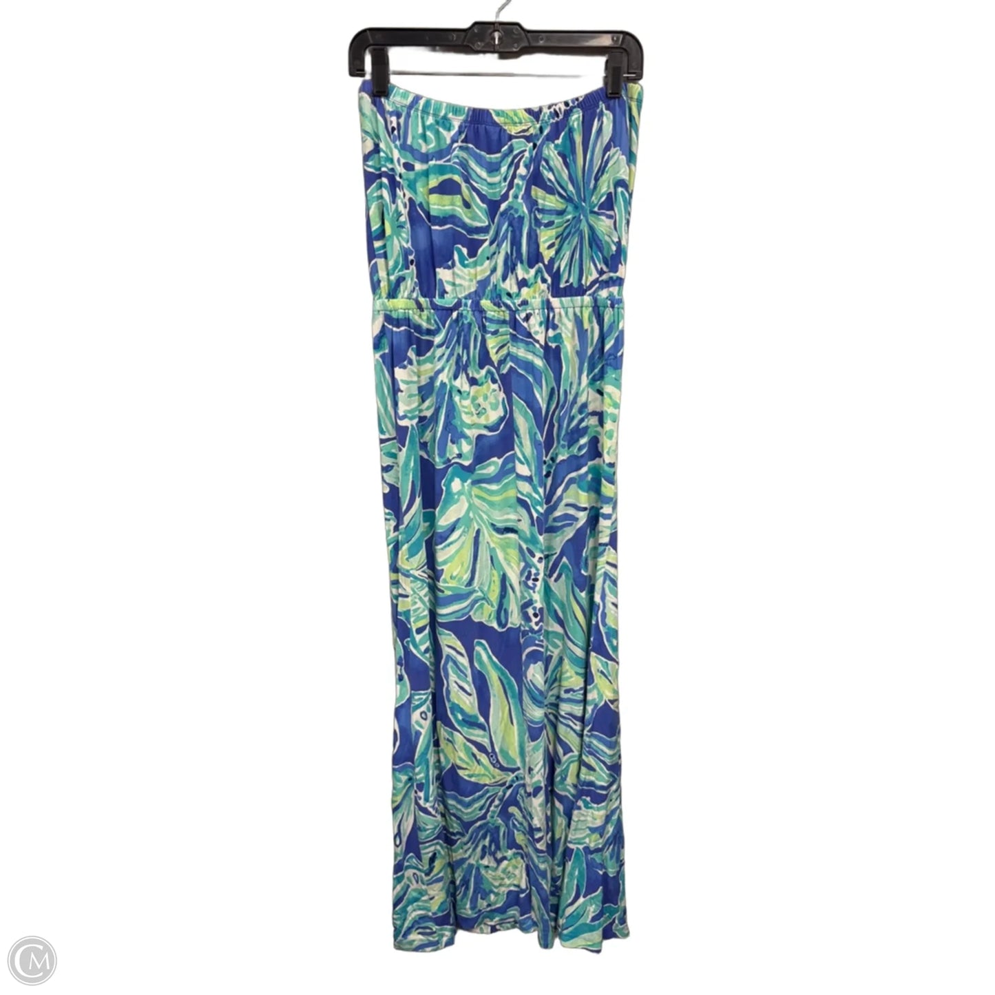 Dress Designer By Lilly Pulitzer In Blue & Green, Size: L