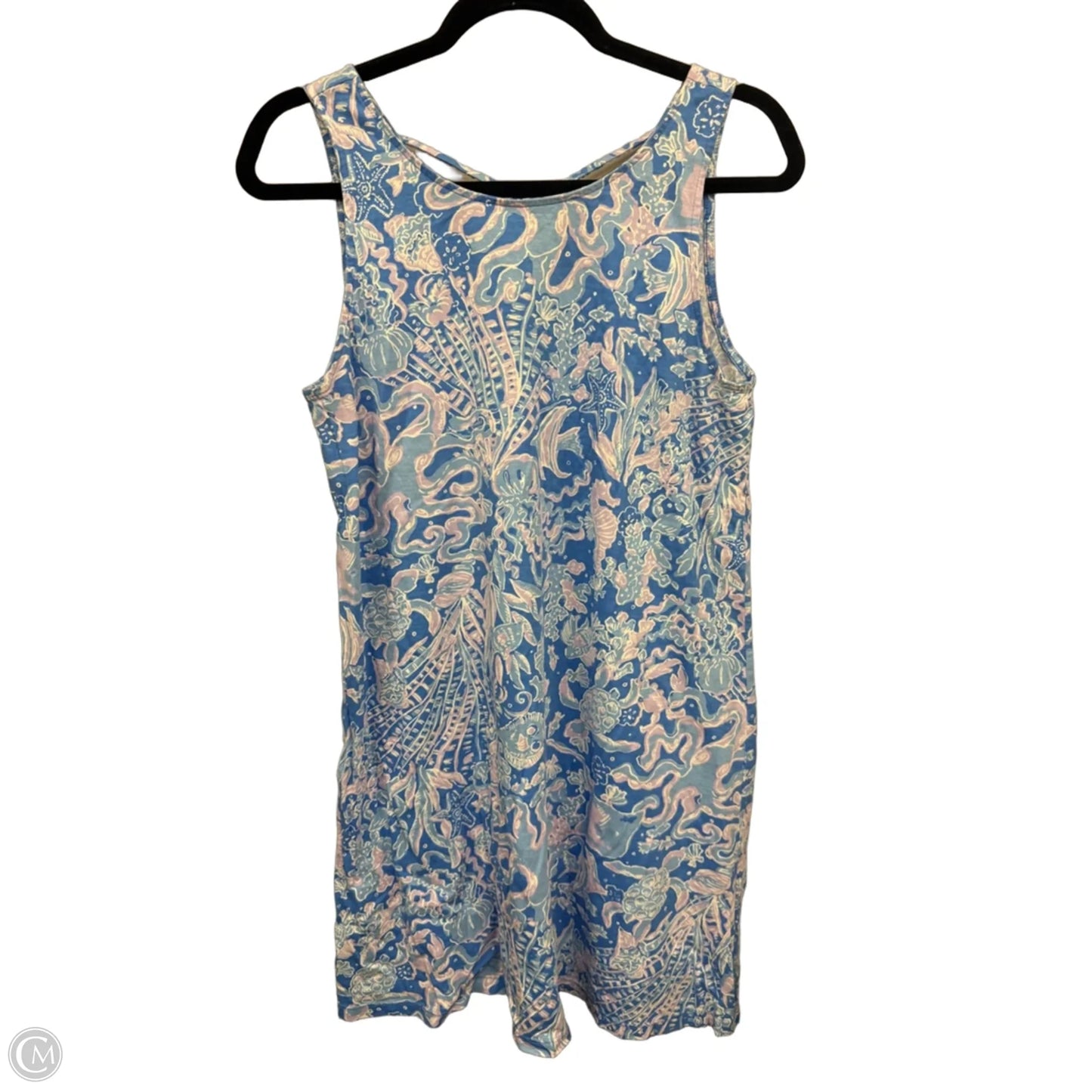 Dress Designer By Lilly Pulitzer In Blue & Purple, Size: M