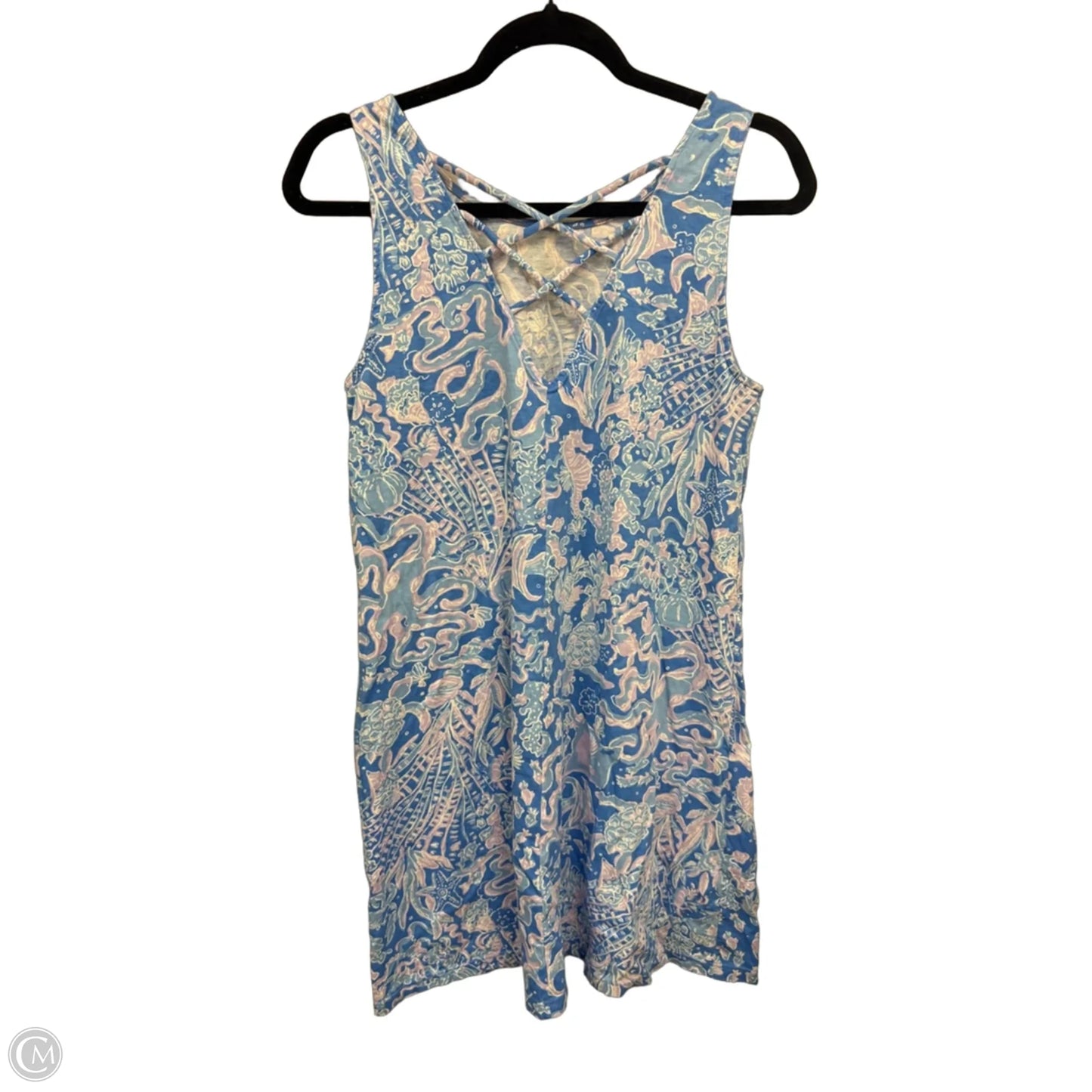 Dress Designer By Lilly Pulitzer In Blue & Purple, Size: M