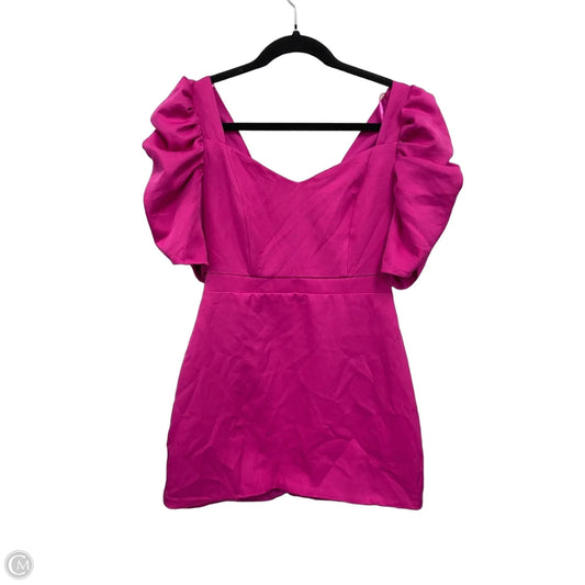 Dress Casual Short By Do + Be In Pink, Size: M