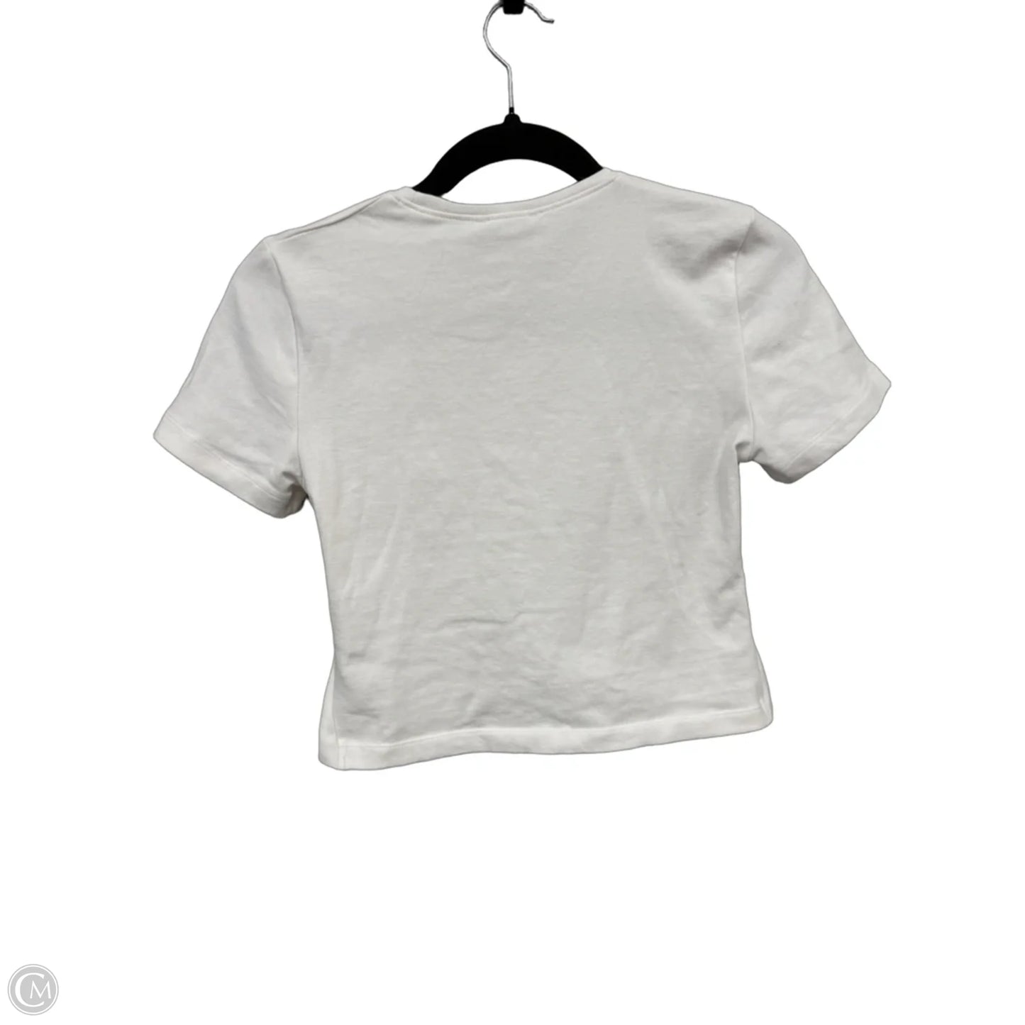 Top Short Sleeve Basic By Zara In White, Size: S