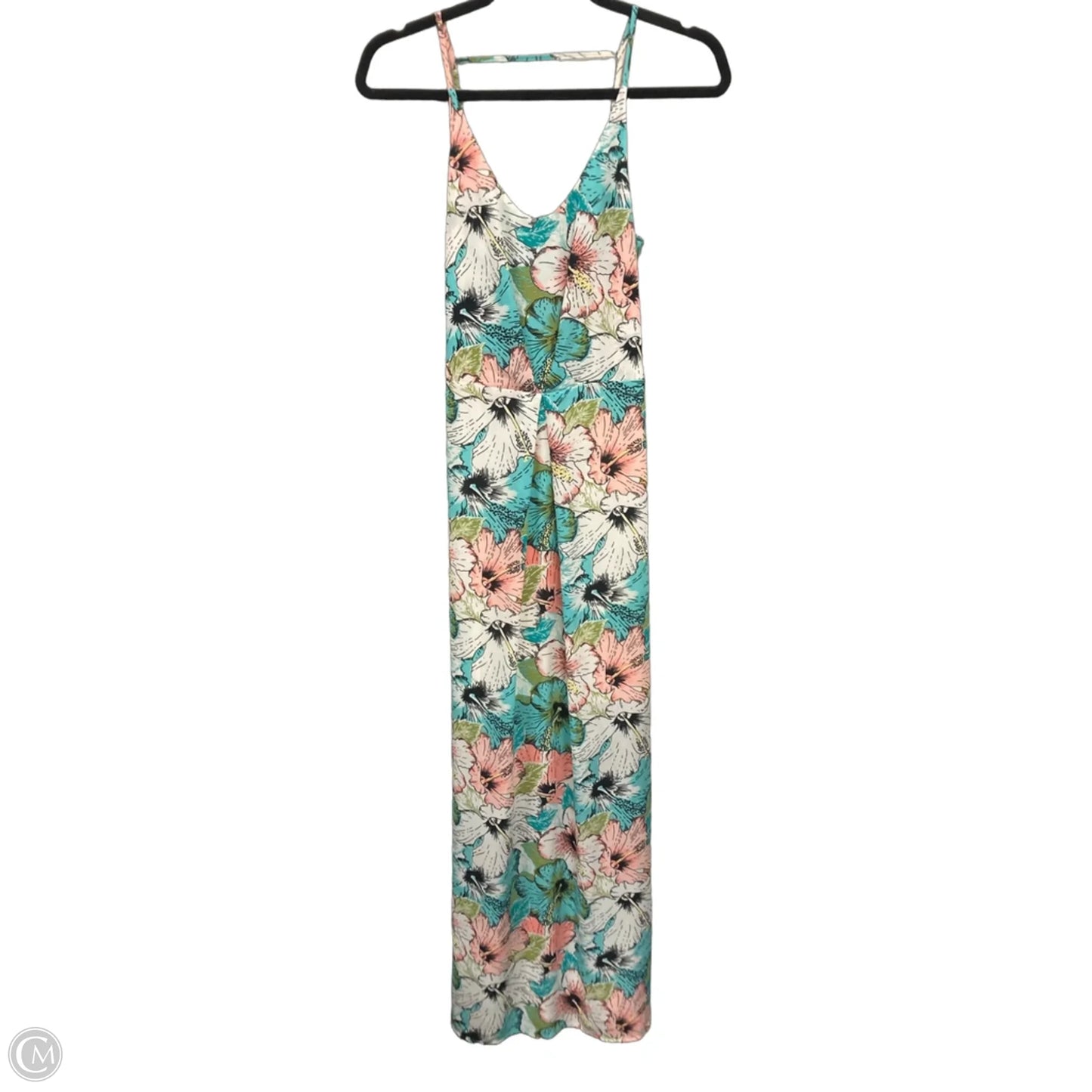 Blouse Short Sleeve By Thml In Blue & Orange, Size: M