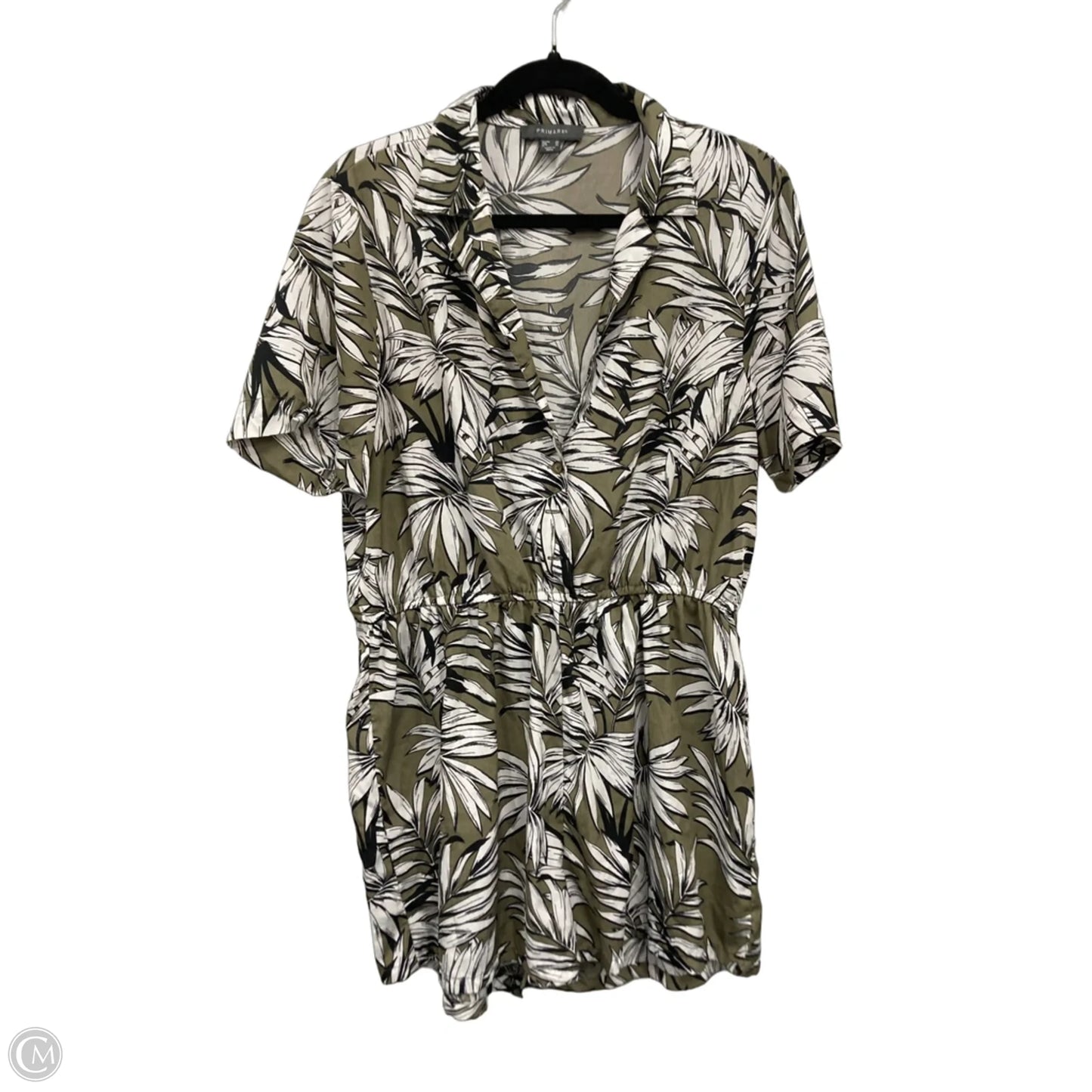 Romper By Primark In Green & White, Size: 12