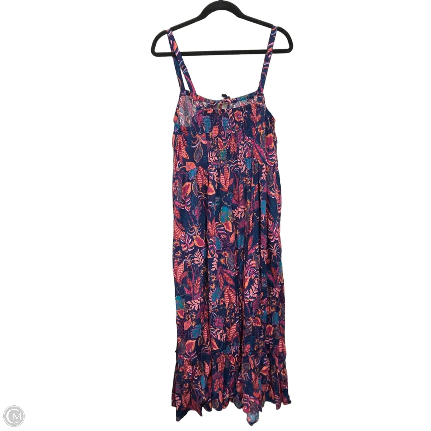 Dress Casual Maxi By Torrid In Blue & Pink, Size: 1x