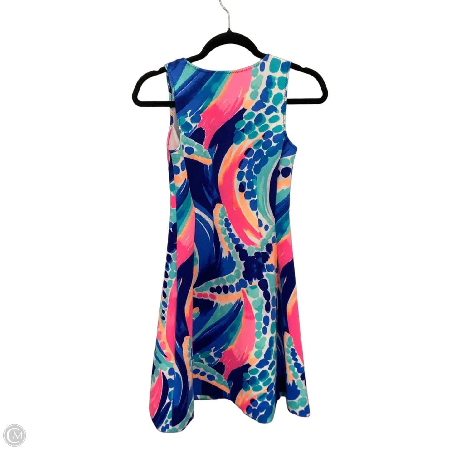 Dress Designer By Lilly Pulitzer In Blue & Orange, Size: Xxs