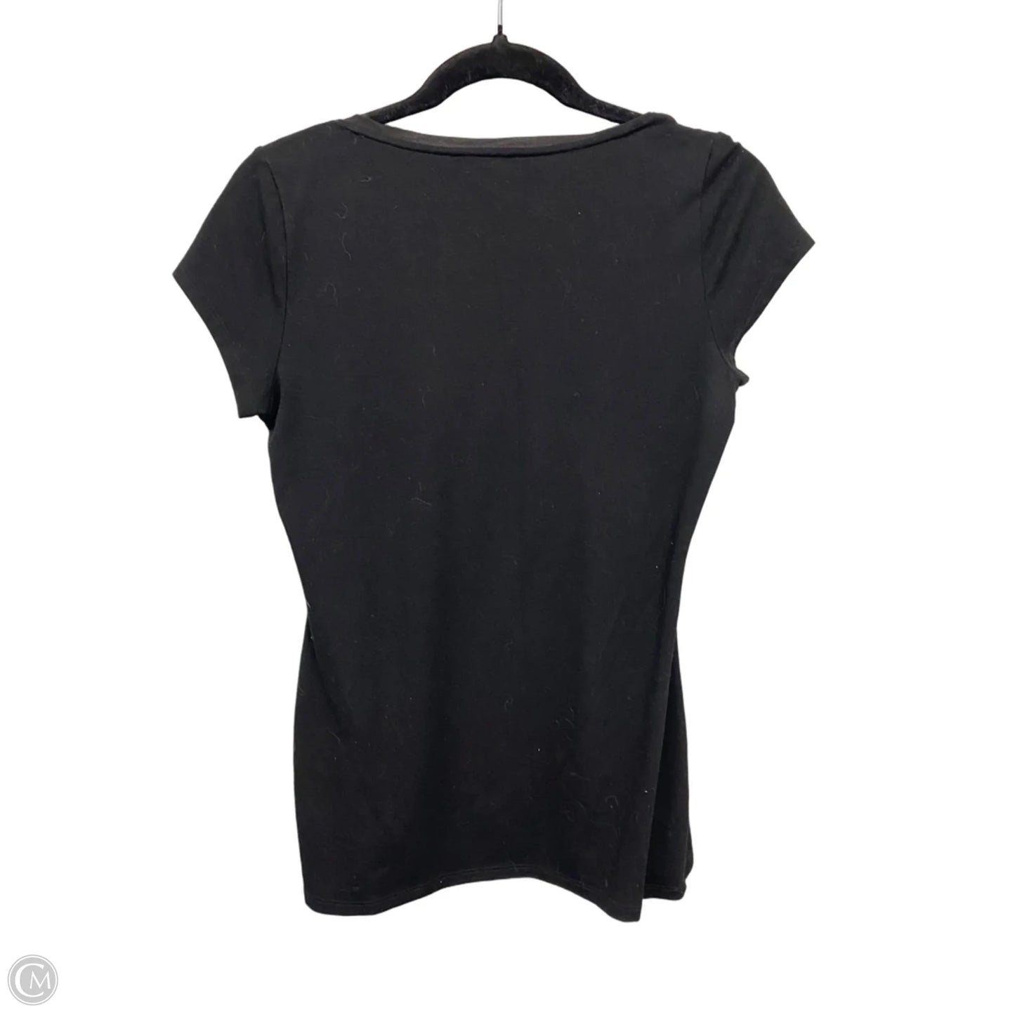 Top Short Sleeve By White House Black Market In Black & White, Size: S