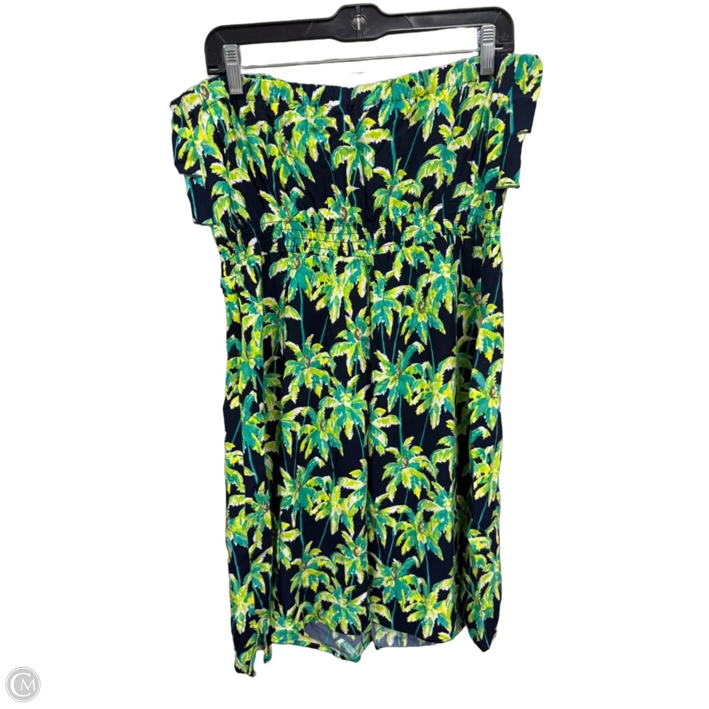 Dress Casual Short By Crown And Ivy In Blue & Green, Size: Xl
