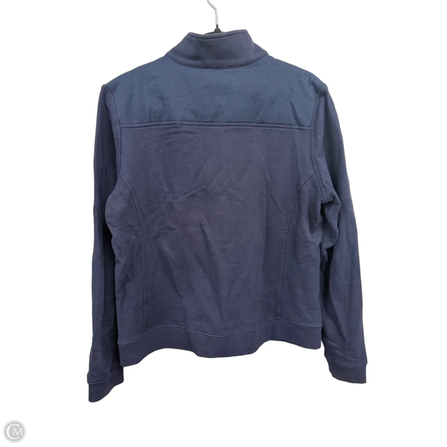 Sweatshirt Collar By Vineyard Vines In Navy, Size: L