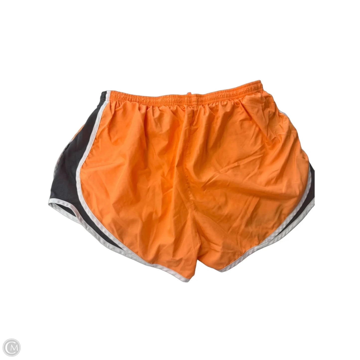 Athletic Shorts By Nike Apparel In Grey & Orange, Size: Xl