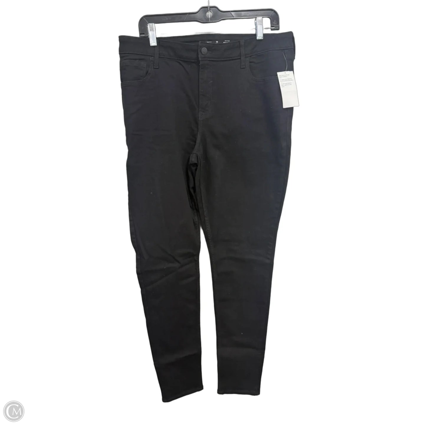Jeans Skinny By Old Navy In Black, Size: 16l