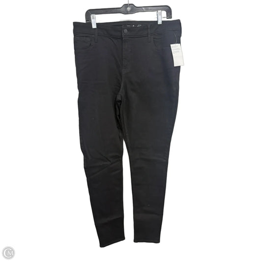 Jeans Skinny By Old Navy In Black, Size: 16l