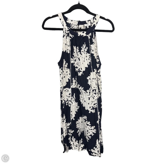 Dress Casual Short By Crown And Ivy In Blue & White, Size: 16