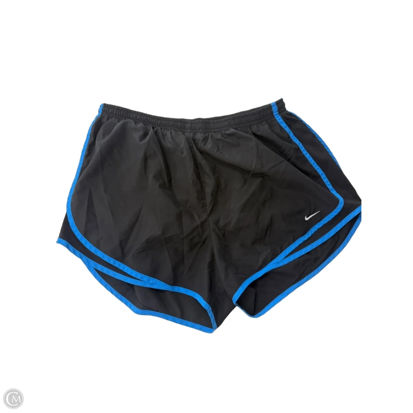 Athletic Shorts By Nike Apparel In Black & Blue, Size: Xl