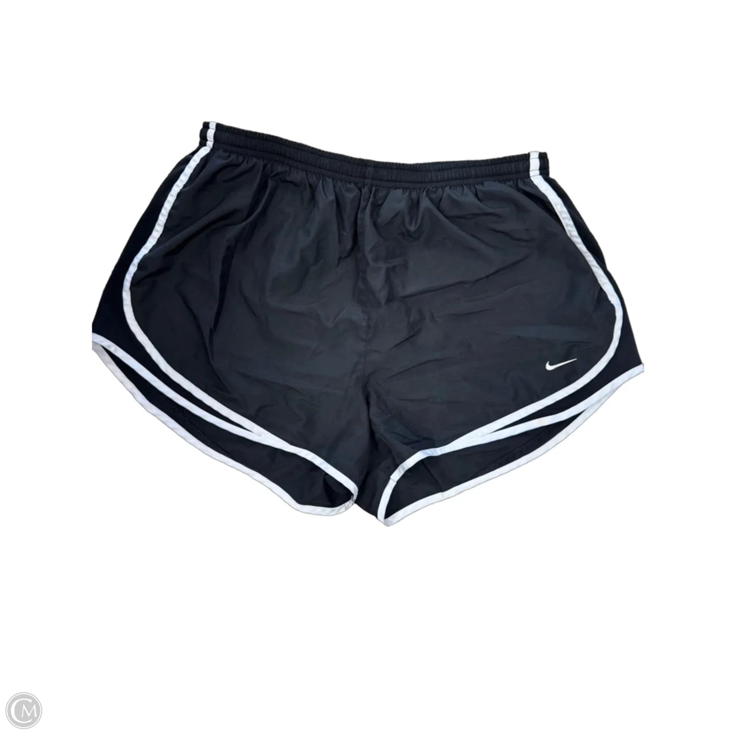 Athletic Shorts By Nike Apparel In Black & White, Size: Xl