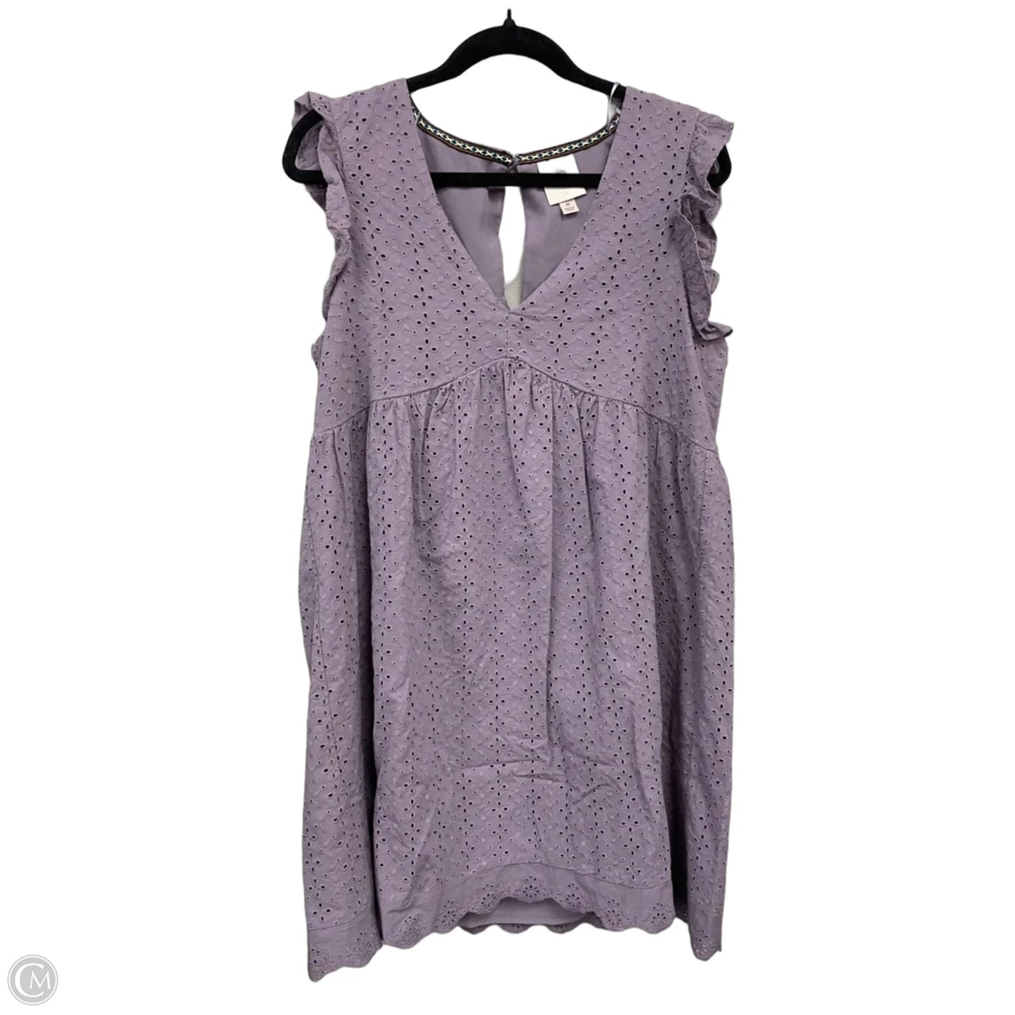 Dress Casual Short By Knox Rose In Purple, Size: M