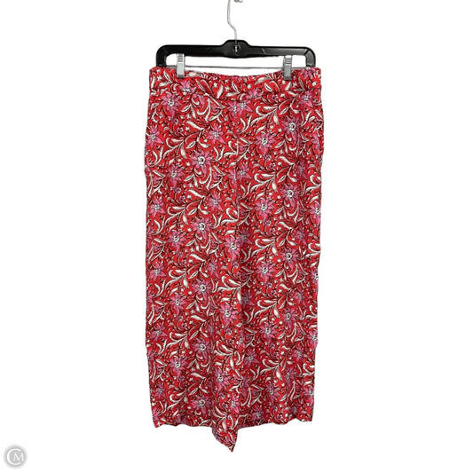 Pants Other By Loft In Red & White, Size: Mp