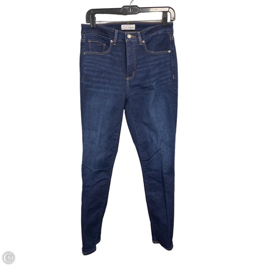 Jeans Skinny By Loft In Blue Denim, Size: 6
