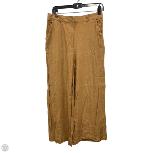 Pants Linen By Max Studio In Tan, Size: L