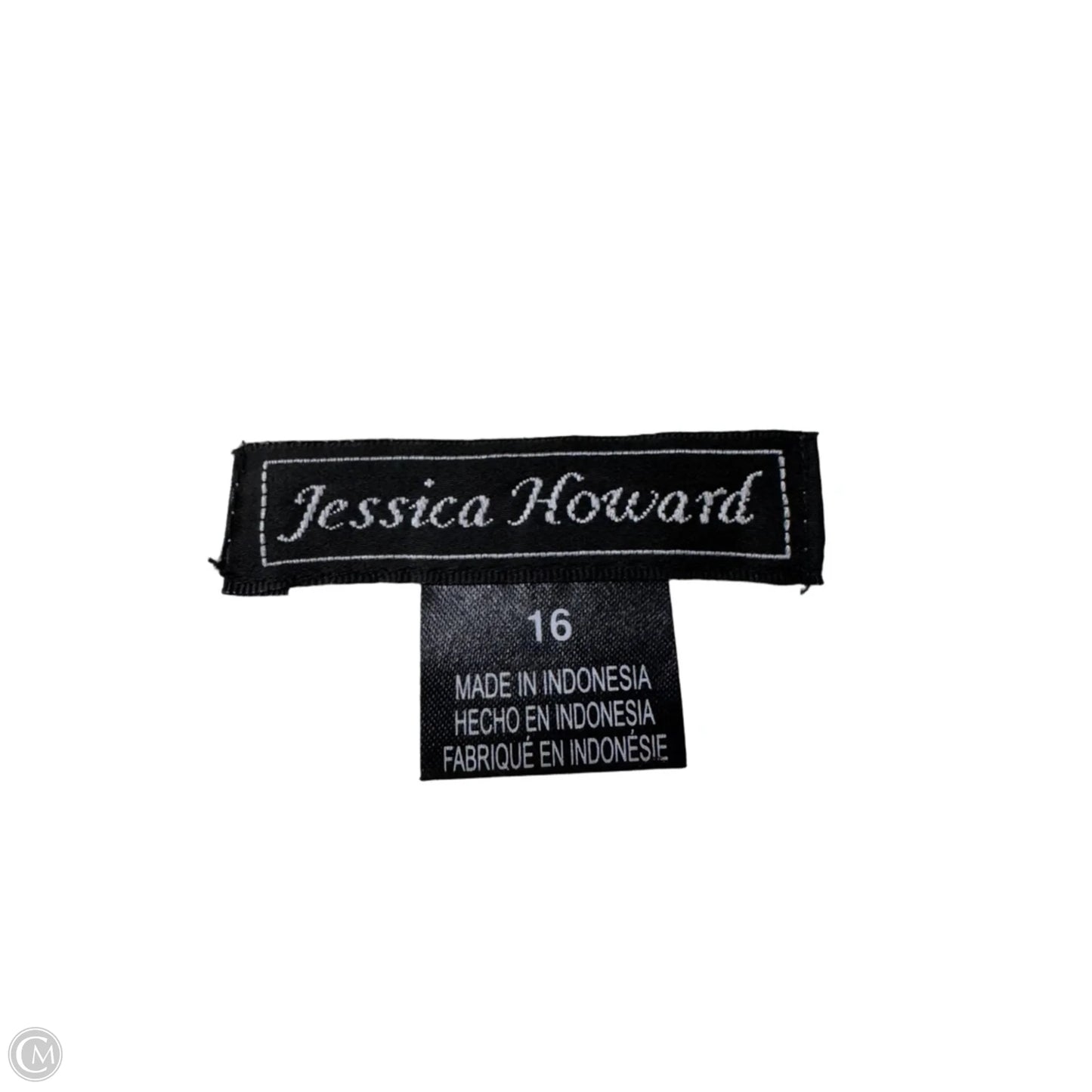 Dress Casual Midi By Jessica Howard In Blue & Yellow, Size: 16