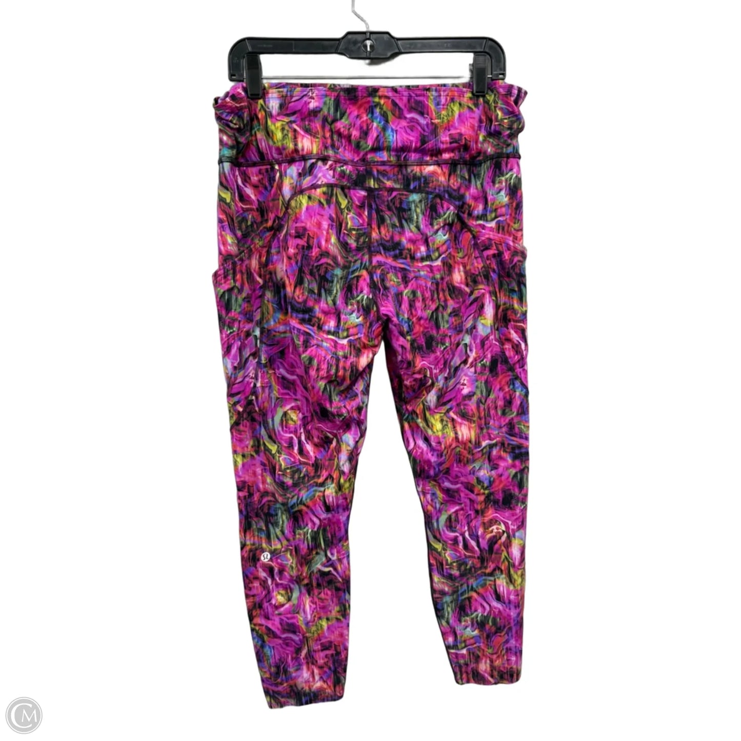 Athletic Leggings By Lululemon In Pink & Purple, Size: 16