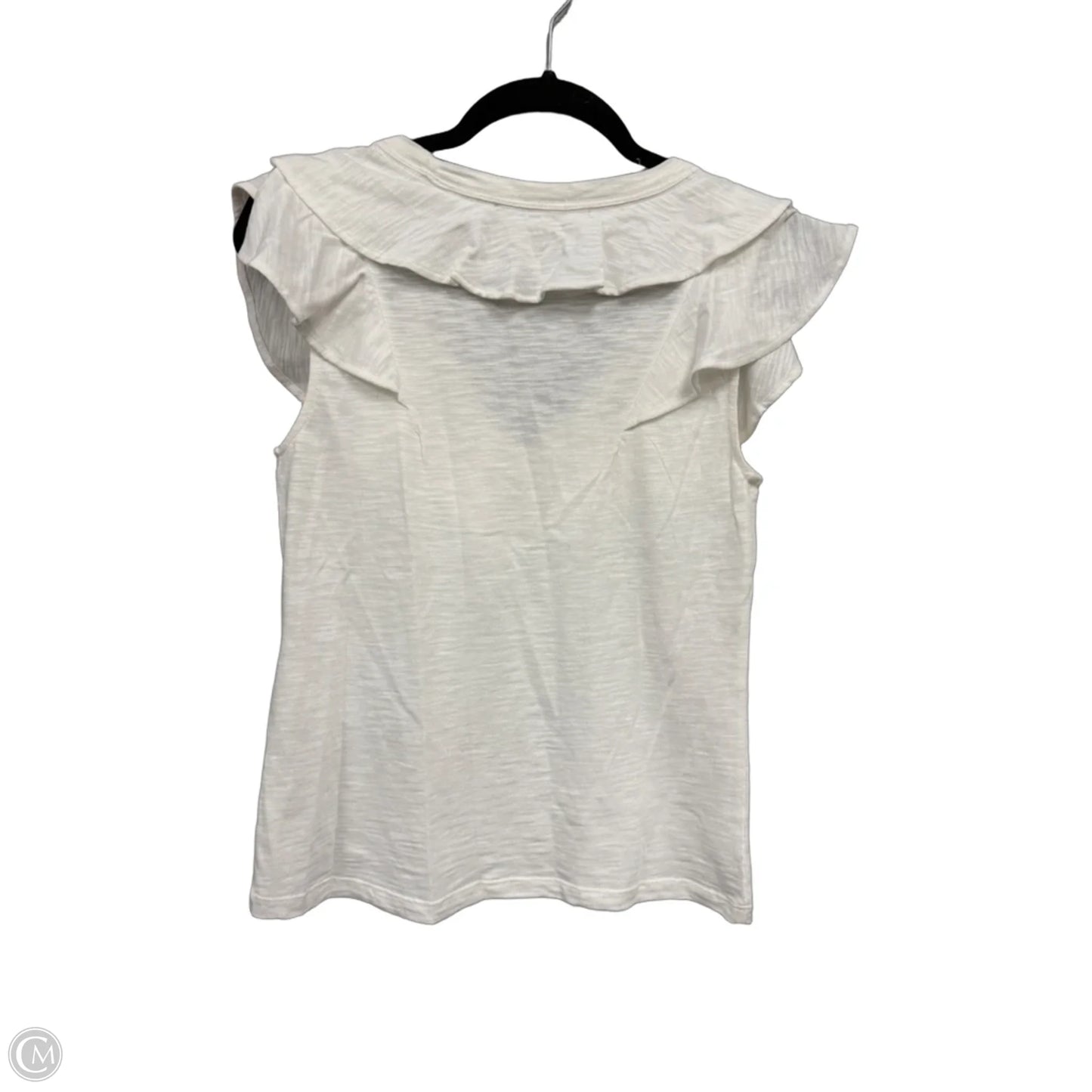 Top Short Sleeve By White House Black Market In White, Size: Xxs