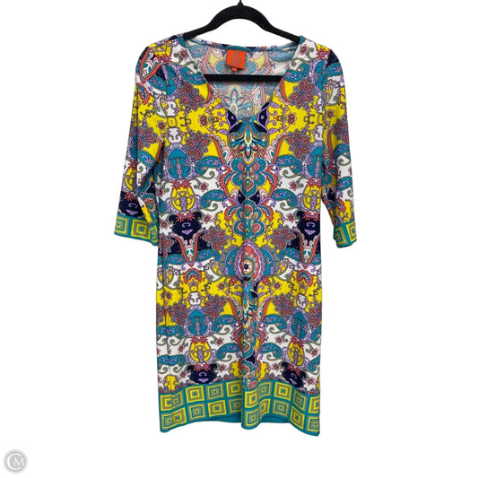 Dress Casual Short By Tracy Negoshian In Blue & Orange, Size: S
