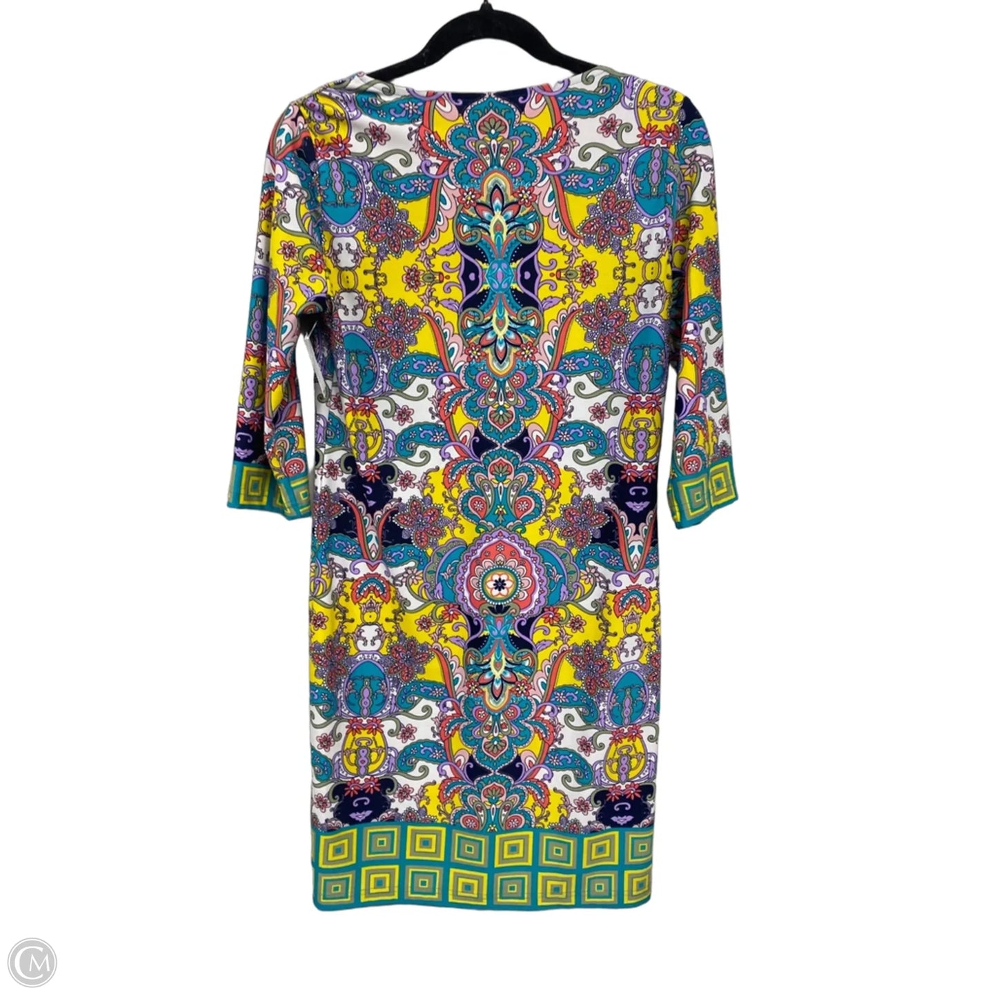 Dress Casual Short By Tracy Negoshian In Blue & Orange, Size: S
