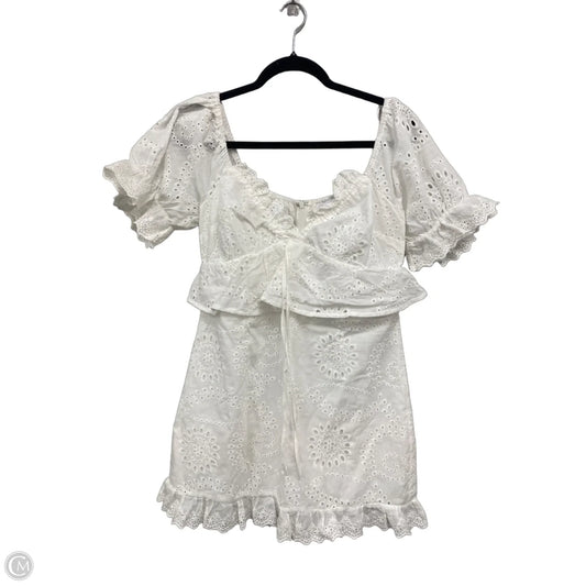 Dress Casual Short By Cmc In White, Size: M