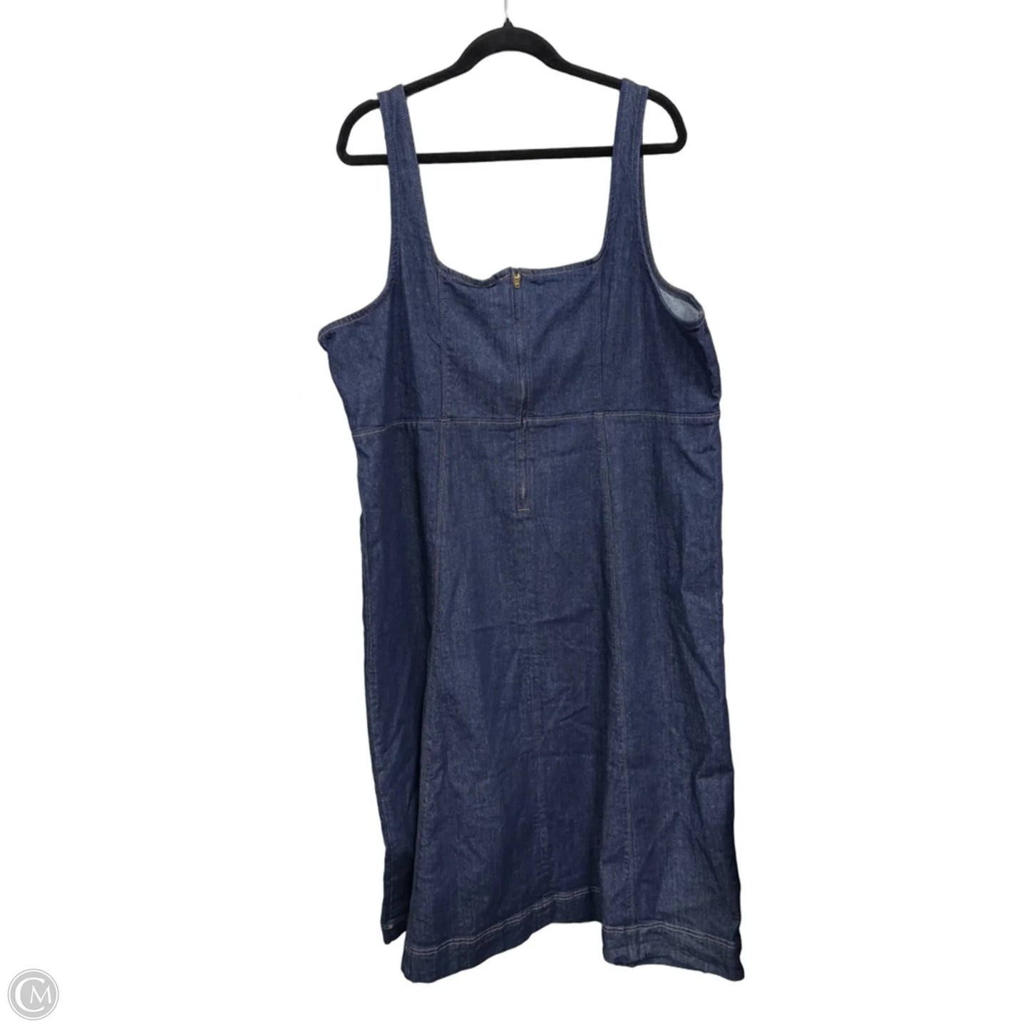 Dress Casual Maxi By Old Navy In Blue Denim, Size: Xxl