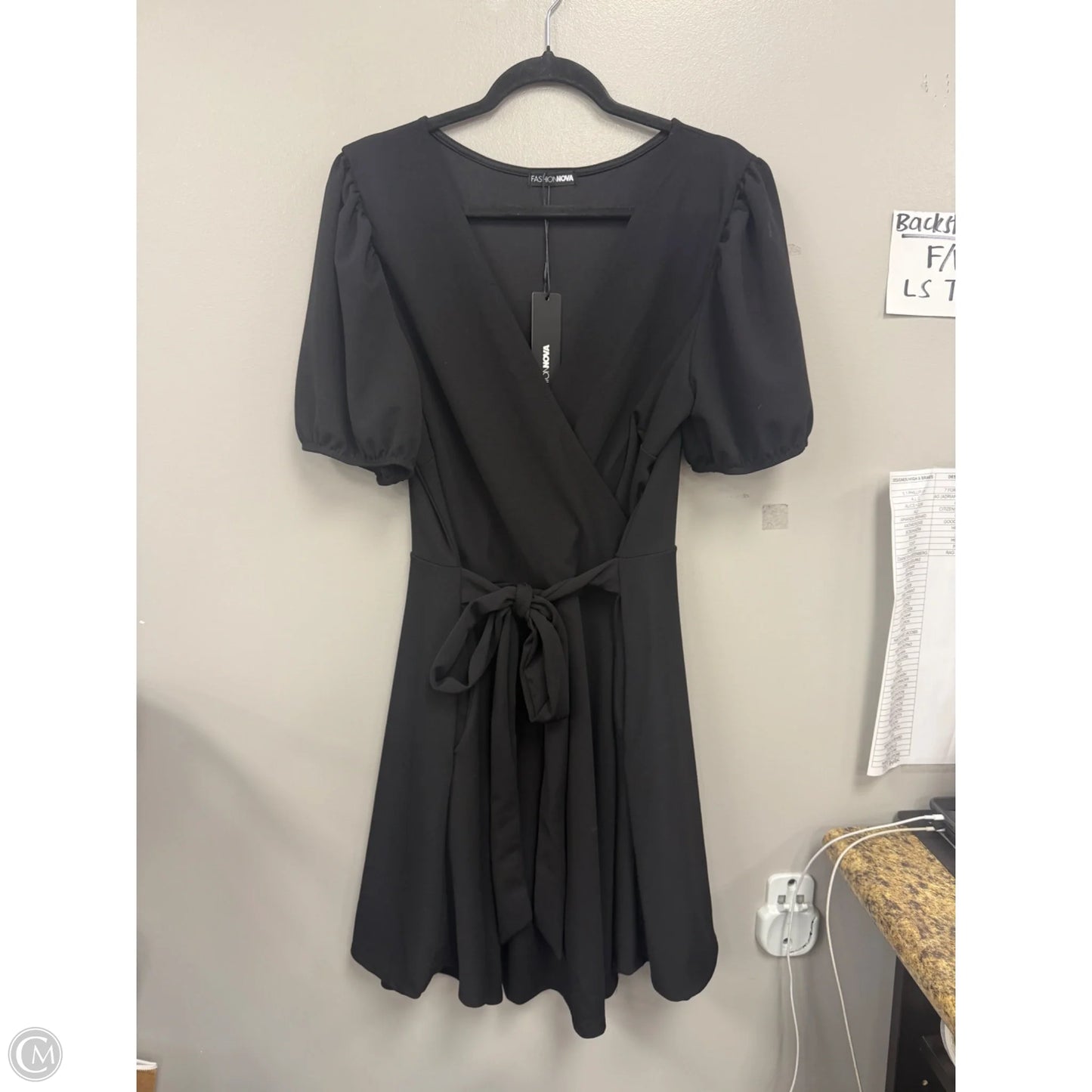 Dress Casual Short By Fashion Nova In Black, Size: 2x