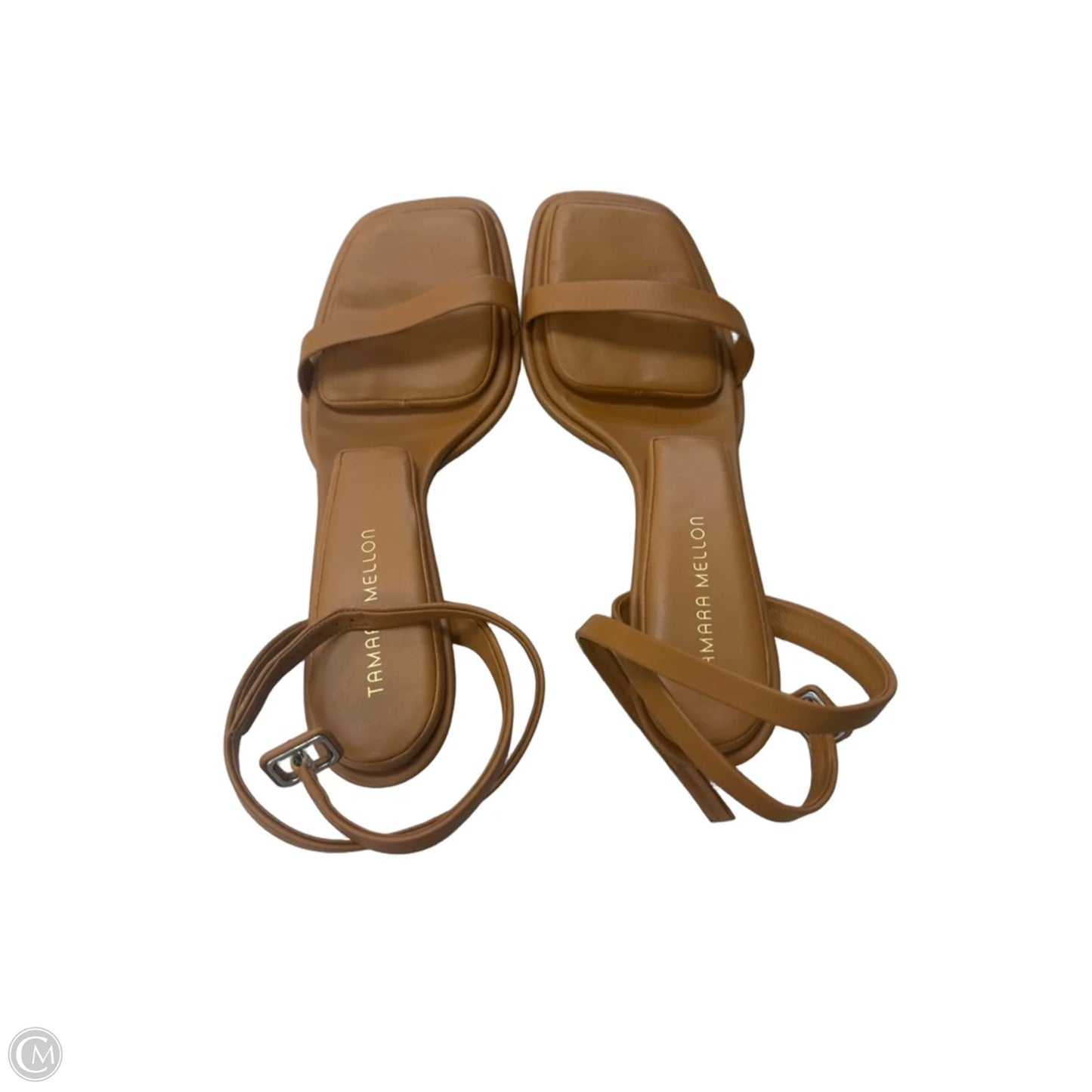 Sandals Heels Stiletto By Cmb In Brown, Size: 11
