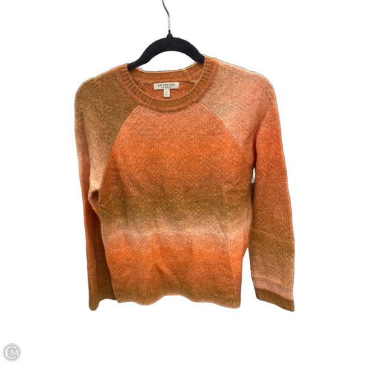 Sweater By Liverpool In Orange, Size: Xs